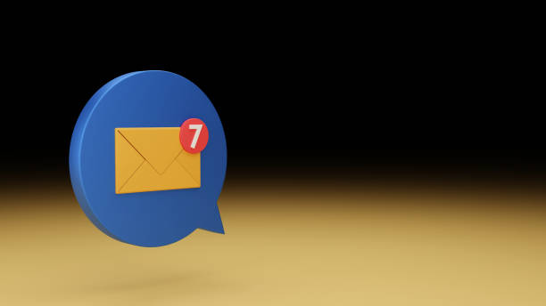 istock Messages accumulated in the inbox. 1400470271