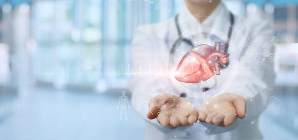 istock Concepts diagnosis treatment and support heart. 1400472196