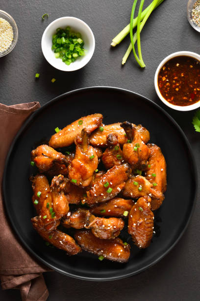istock Honey-soy chicken wings 1400478836