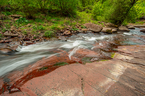 Colorado river at Bastrop, Texas.