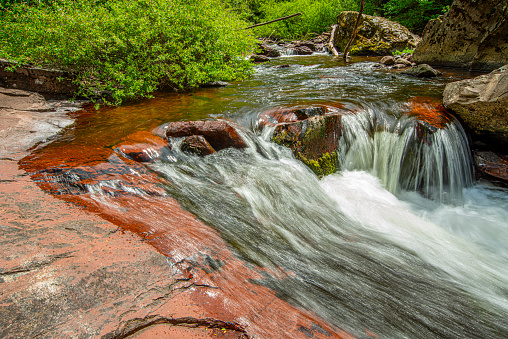 The canyon of the Temstica or the Toplodolska river, near village Topli do, Serbia