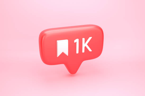 istock 1K bookmark symbol on social media notification icon 1400480709