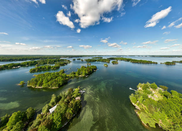 istock Panoramic Thousand Islands New York State and Ontario Canada 1400484682