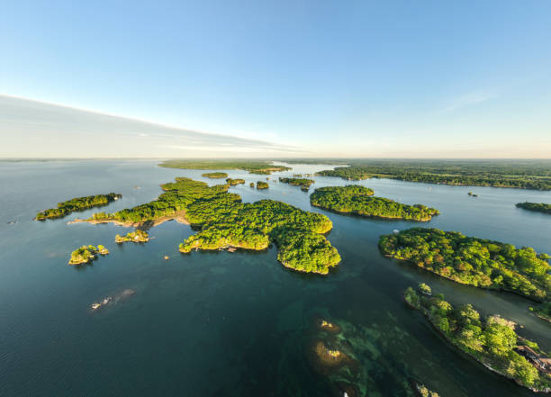 istock Panoramic Thousand Islands New York State and Ontario Canada 1400484704