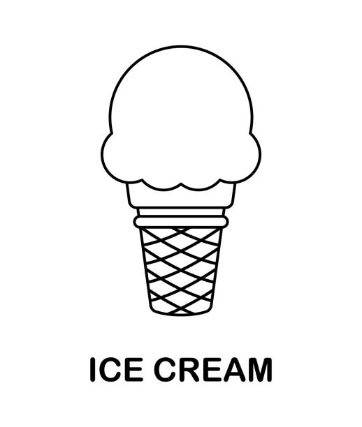 Ilustración de Dibujo Para Colorear Con Helado Para Niños y más Vectores Libres de Derechos de Helado - Comida dulce congelada - Helado - Comida dulce congelada, Página de libro para colorear - Ilustración de Dibujo Para Colorear Con Helado Para Niños y más Vectores Libres de Derechos de Helado - Comida dulce congelada - Helado - Comida dulce congelada, Página de libro para colorear -