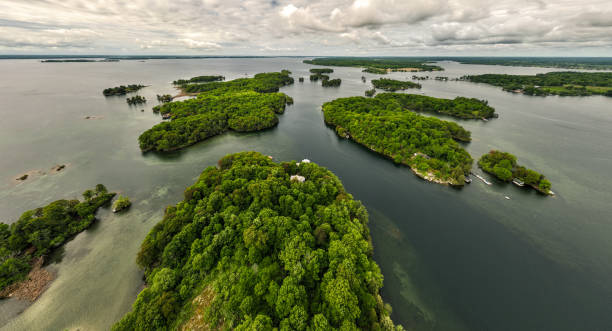 istock Panoramic Thousand Islands New York State and Ontario Canada 1400489743