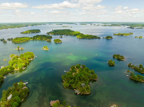 istock Panoramic Thousand Islands New York State and Ontario Canada 1400489771