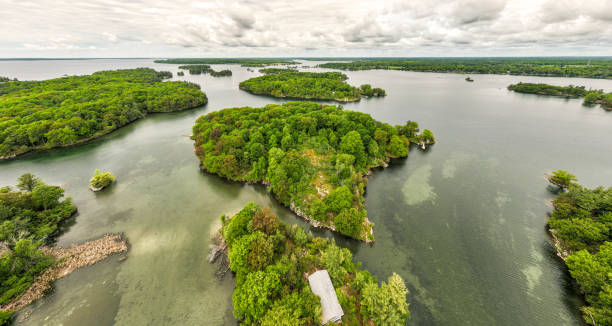 istock Panoramic Thousand Islands New York State and Ontario Canada 1400489783