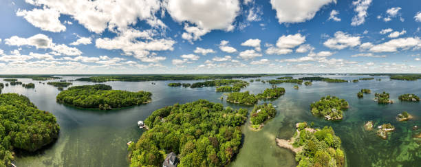 istock Panoramic Thousand Islands New York State and Ontario Canada 1400489850
