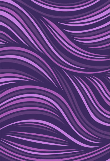 illustrations, cliparts, dessins animés et icônes de fond de griffonnage de flux abstrait violet - natural pattern pattern softness backgrounds