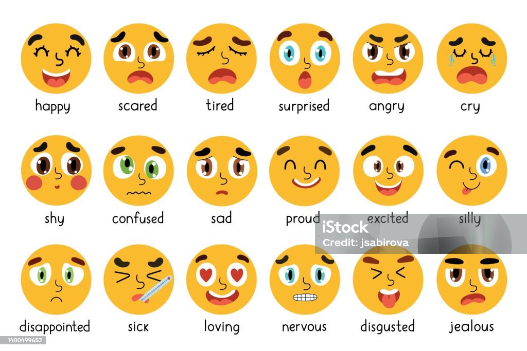 Funny Emoji Set Different Emotional Expressions Bundle Stock Illustration - Download Image Now - iStock Funny Emoji Set Different Emotional Expressions Bundle Stock Illustration - Download Image Now - iStock