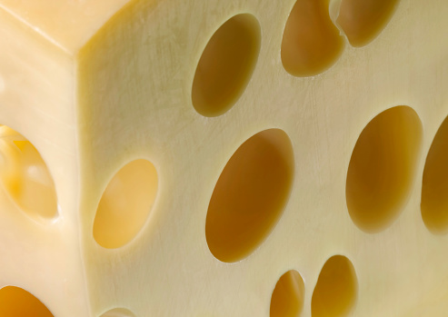 Full frame shot of a cheese block