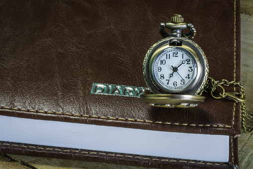 pocket watch ,selective focus . Focus area are the dial of the clock,picture style \