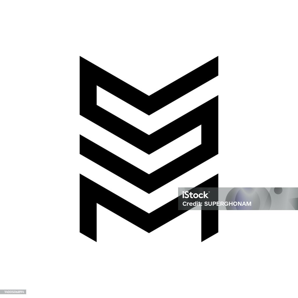 S M Letter S M Design Stock Illustration - Download Image Now - Abstract ...