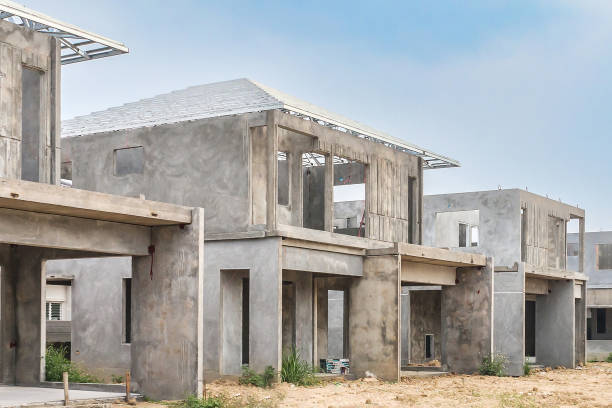 istock construction residential new house with prefabrication system in progress at building site 1400512227