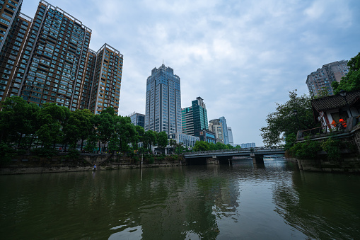 Anshun bridge on cloudy days