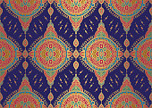 istock Turkish seamless pattern with luxury floral ornament. Traditional Arabic, Indian motifs. Great for fabric and textile, wallpaper, packaging or any desired idea. 1400547870