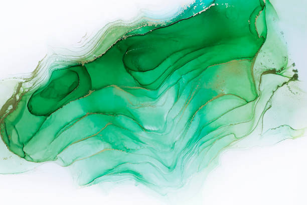 Free Stock Photo of Abstract green ink patterns in water | Download ...