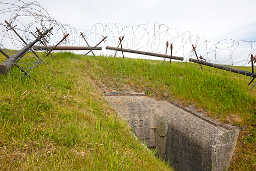 An old bunker from WW2, used by the dutch and the germans