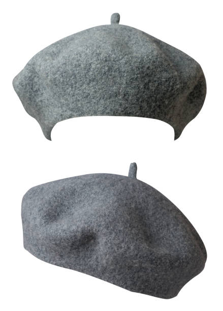 istock Beret isolated on white background. hat female beret 1400571541