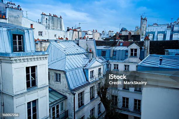 Paris Neighborhood Skyline Stock Photo - Download Image Now - Apartment, Architectural Feature, Architecture