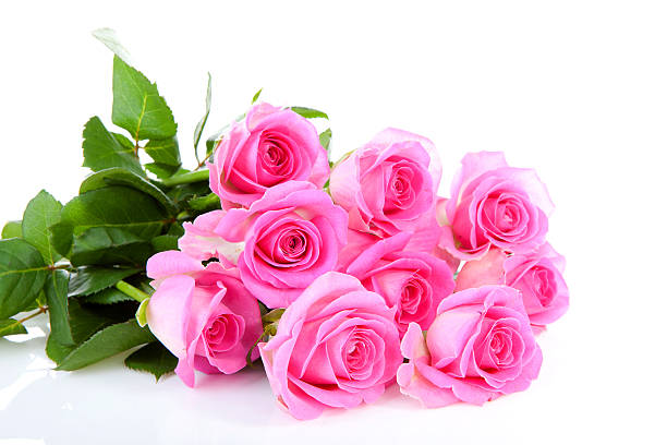 istock Bouquet of pink roses 140057271