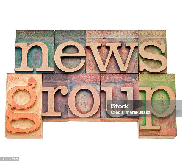 News Group Internet Concept Stock Photo - Download Image Now - Antique, Communication, Community
