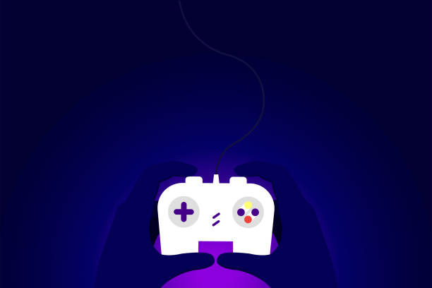 istock Cyber sport background. Video Games Banner 1400578939