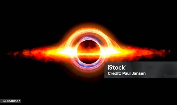 Black Hole Astronomy Science Illustration Stock Illustration - Download Image Now - Black Hole - Space, Outer Space, Time