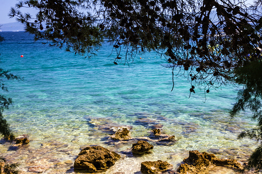 Adriatic sea, Croatia, Dalmatia, Brac island