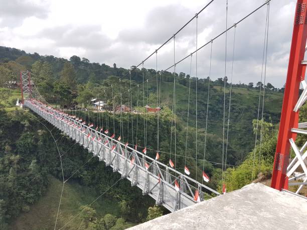 istock photo of the bridge between two beautiful hills 1400592565