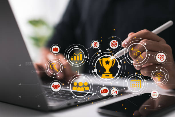 istock Quality assurance certification. Certified web companies and services. Global guarantee compliance. Concept for QA management and ISO certification. 1400593622