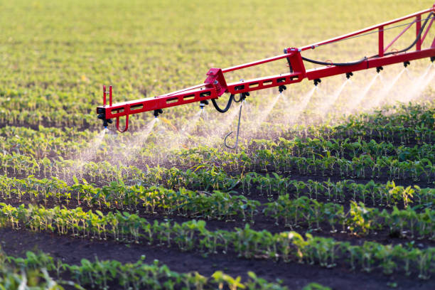 istock Nozzle of the tractor sprinklers 1400594508