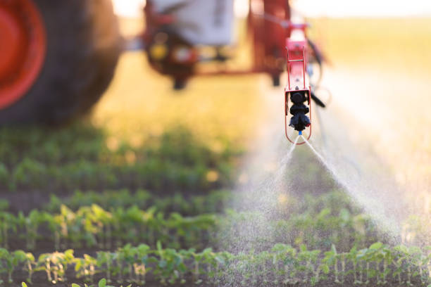 Nozzle of the tractor sprinklers