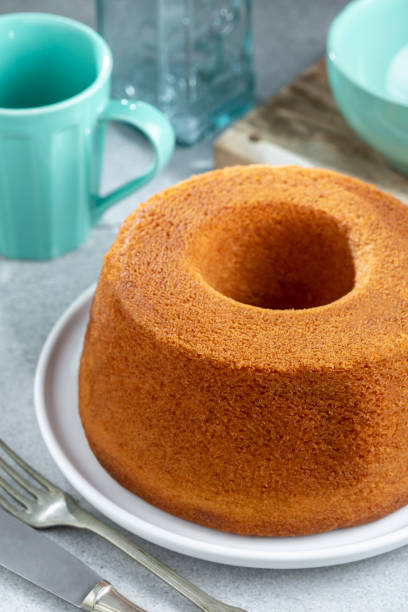 istock Delicious cornmeal cake, traditional Brazilian cake. 1400612792