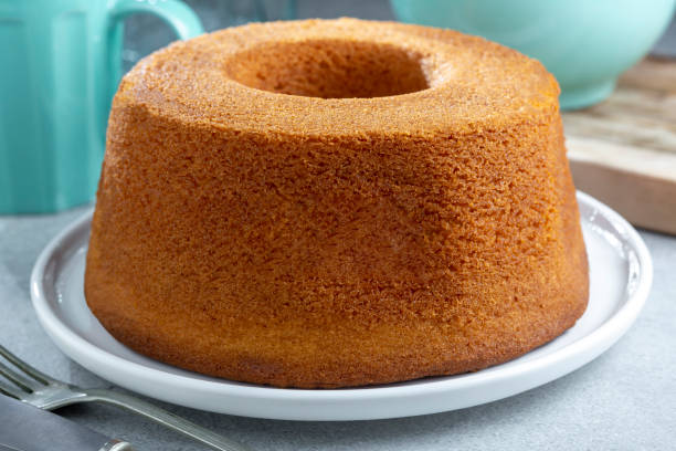 istock Delicious cornmeal cake, traditional Brazilian cake. 1400612793
