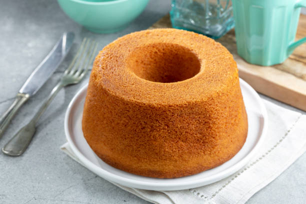 istock Delicious cornmeal cake, traditional Brazilian cake. 1400612796
