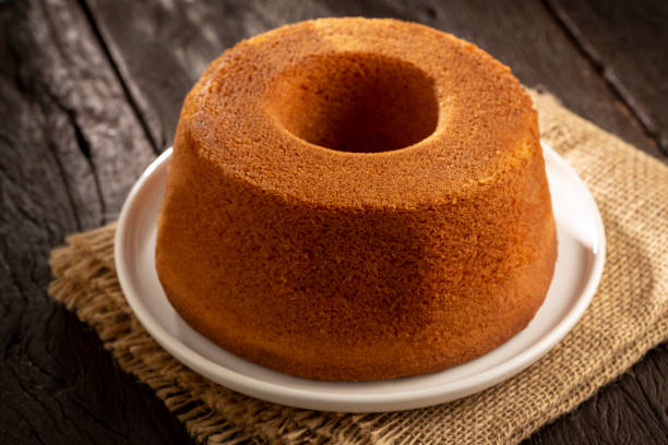 istock Delicious cornmeal cake, traditional Brazilian cake. 1400612818