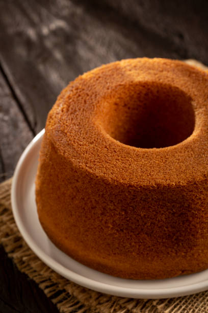 istock Delicious cornmeal cake, traditional Brazilian cake. 1400612820