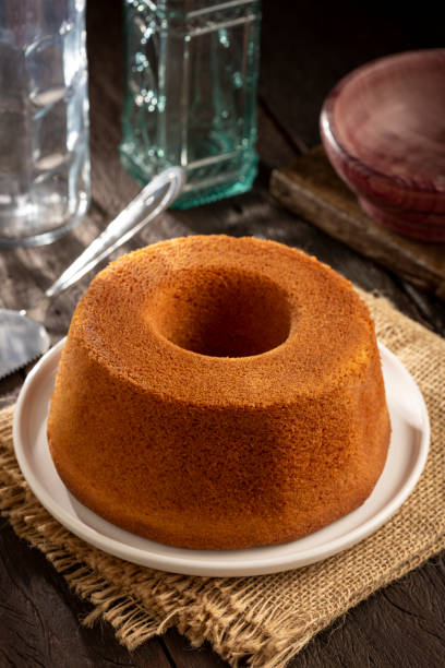 istock Delicious cornmeal cake, traditional Brazilian cake. 1400612834