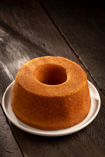 istock Delicious cornmeal cake, traditional Brazilian cake. 1400612838