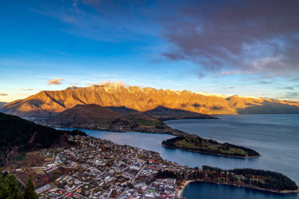 istock A view over Queenstown, New Zealand. 1400614271