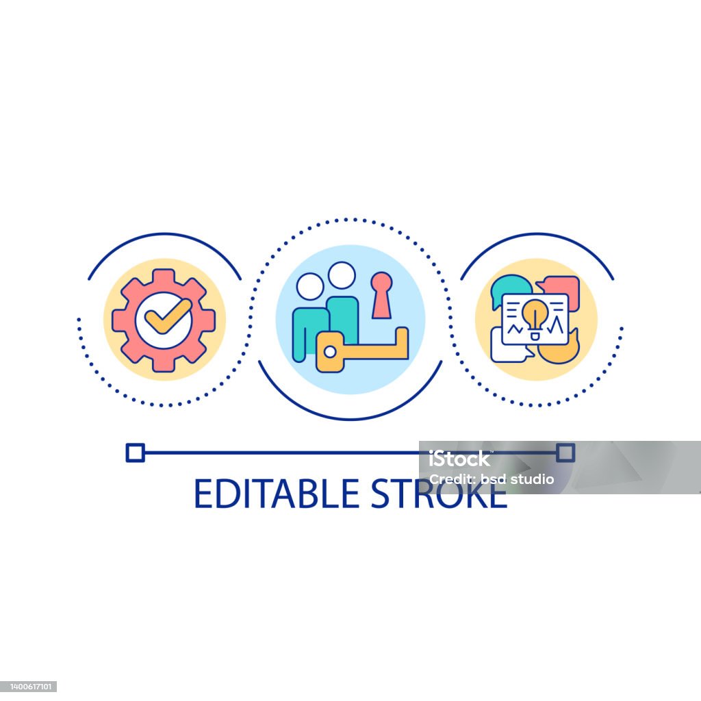 Brainstorming Activities For Problem Solving Loop Concept Icon Stock ...