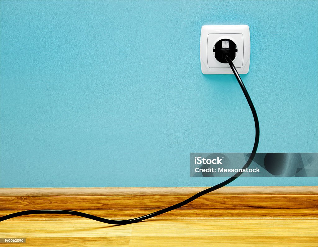 Cable Into Socket Electrical Cable Into The Socket Stock Photo - Download Image Now ...