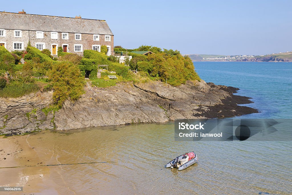 Hawkers Cove Hawkers Cove near Padstow on the Camel Estuary Cornwall England UK Bay of Water Stock Photo