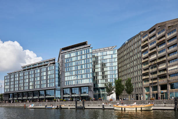istock Modern waterfront architecture Oosterdokskade, Amsterdam 1400633847