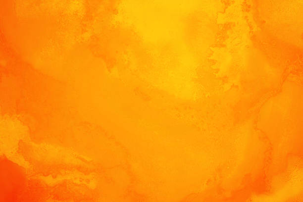 abstrakte orangefarbene grunge-hintergrundtextur. zementoranger hintergrund - gelb stock-fotos und bilder