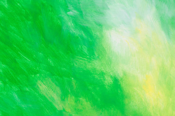 istock green and yellow painted watercolor background texture 1400638392