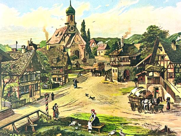 Illustration from 19th century.