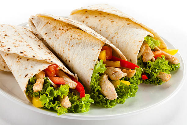istock Grilled meat and vegetables 140064615